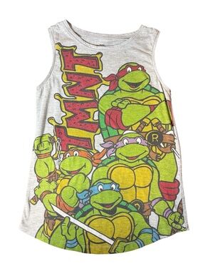 Nickelodeon TMNT Tank Top XS Teenage Mutant Ninja Turtles Graphic Shirt